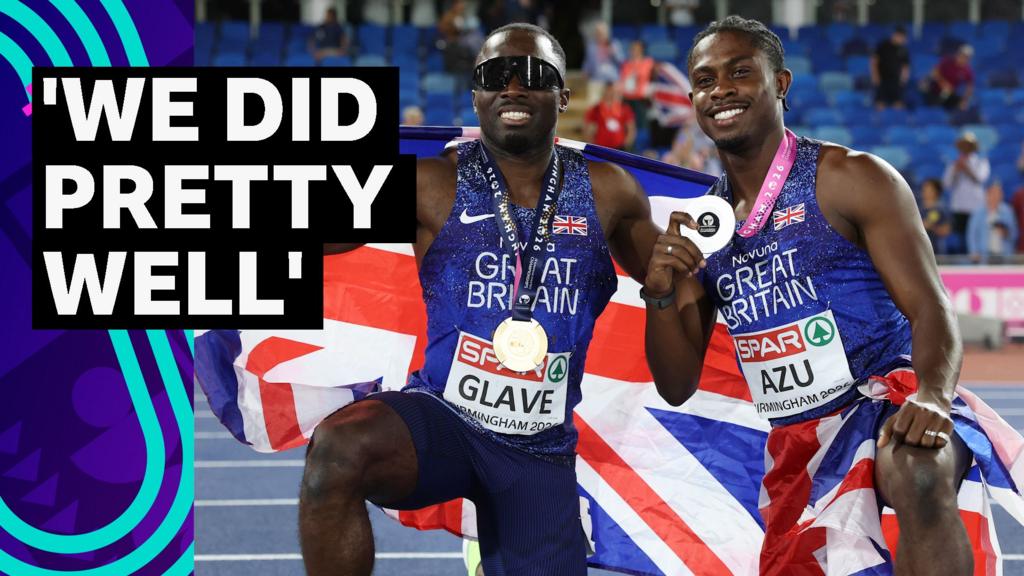 Glave and Azu deliver on GB sweep promise with 100m gold and silver