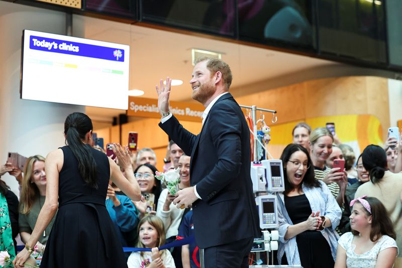 Prince Harry and Meghan arrive in Australia to a muted welcome