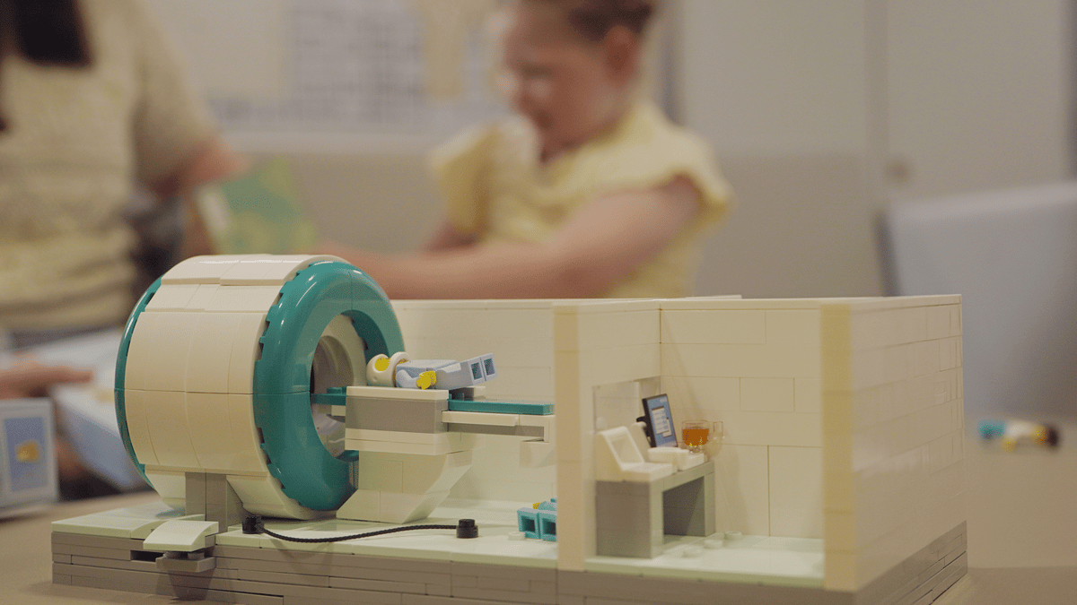 The families benefitting from the LEGO® MRI programme