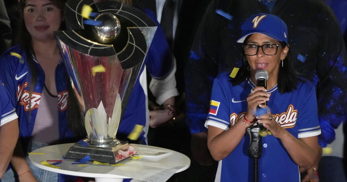 U.S. lifts sanctions on Venezuela’s acting president, Delcy Rodríguez