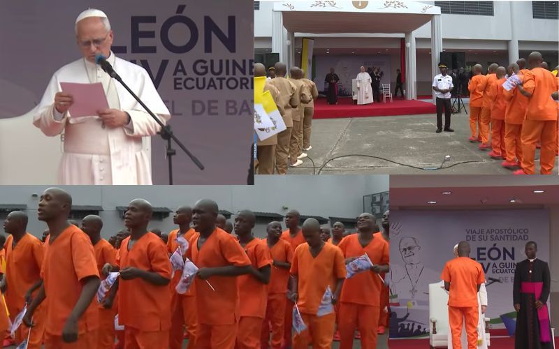 “You are not alone,” Pope Leo XIV to Inmates at Prison in Equatorial Guinea