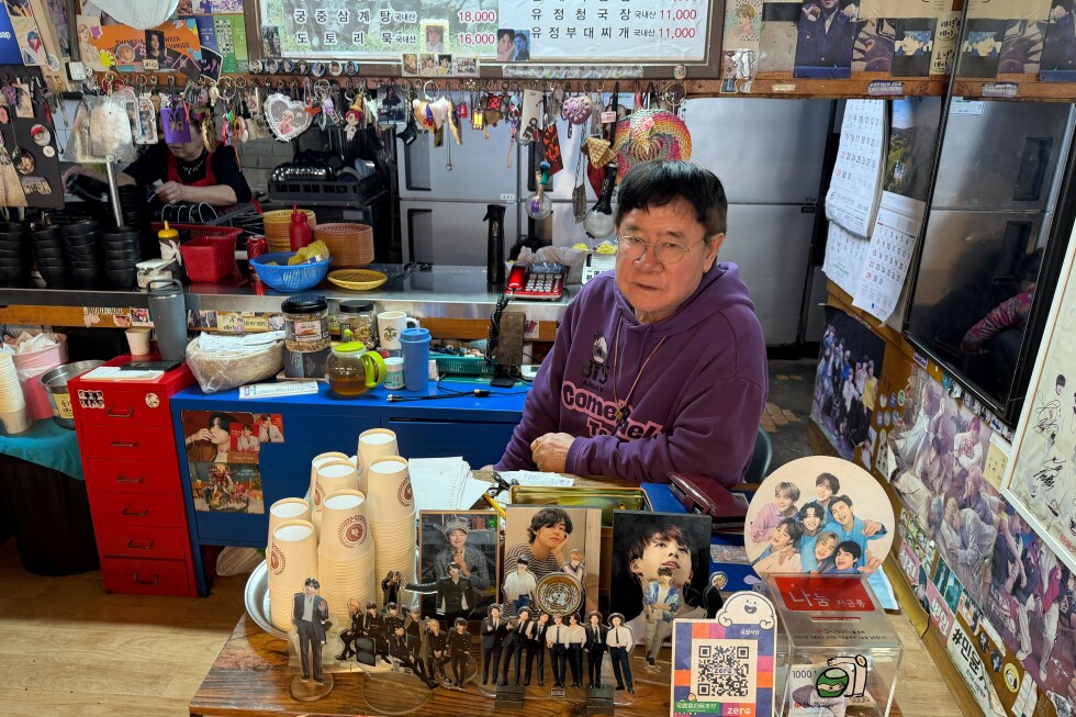 BTS fans stream to Seoul cafe, restaurant that once served as bases for the K-pop superstars