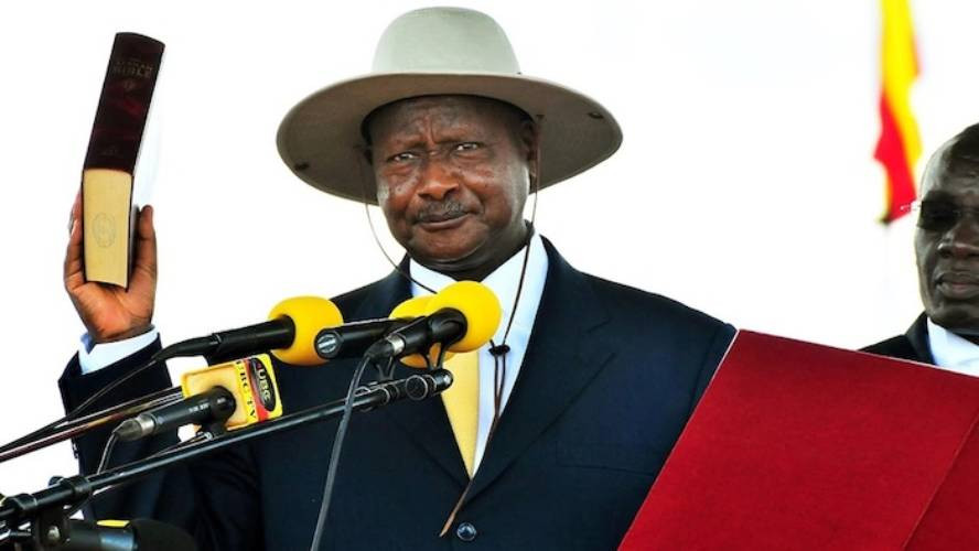 Museveni takes oath for record seventh term