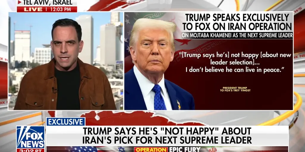 Trump 'not happy' with new supreme leader, says talks with Iran 'possible'