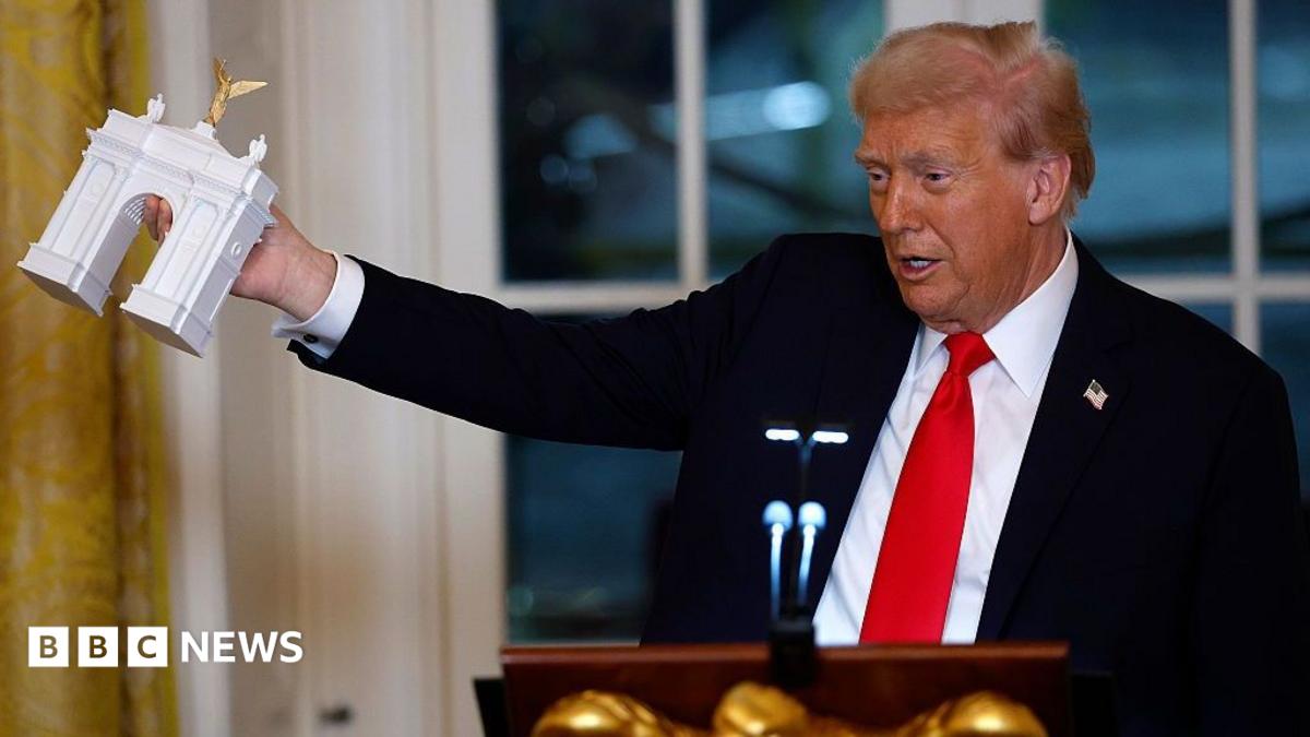 Trump's plans for massive arch move ahead
