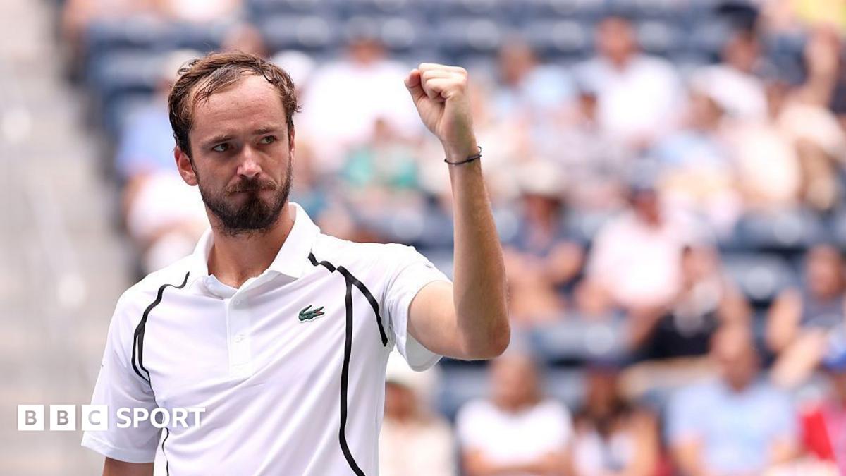 Birds stop play but Medvedev flies into third round