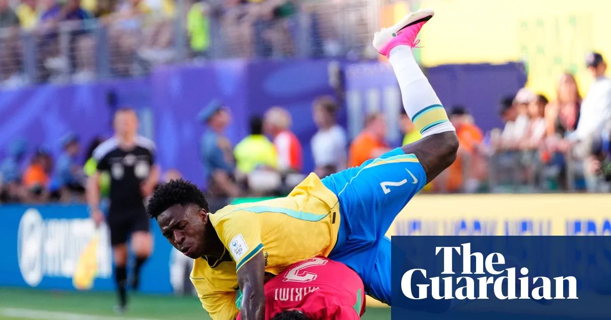 Vinícius Júnior rescues lacklustre Brazil as Morocco earn deserved World Cup draw