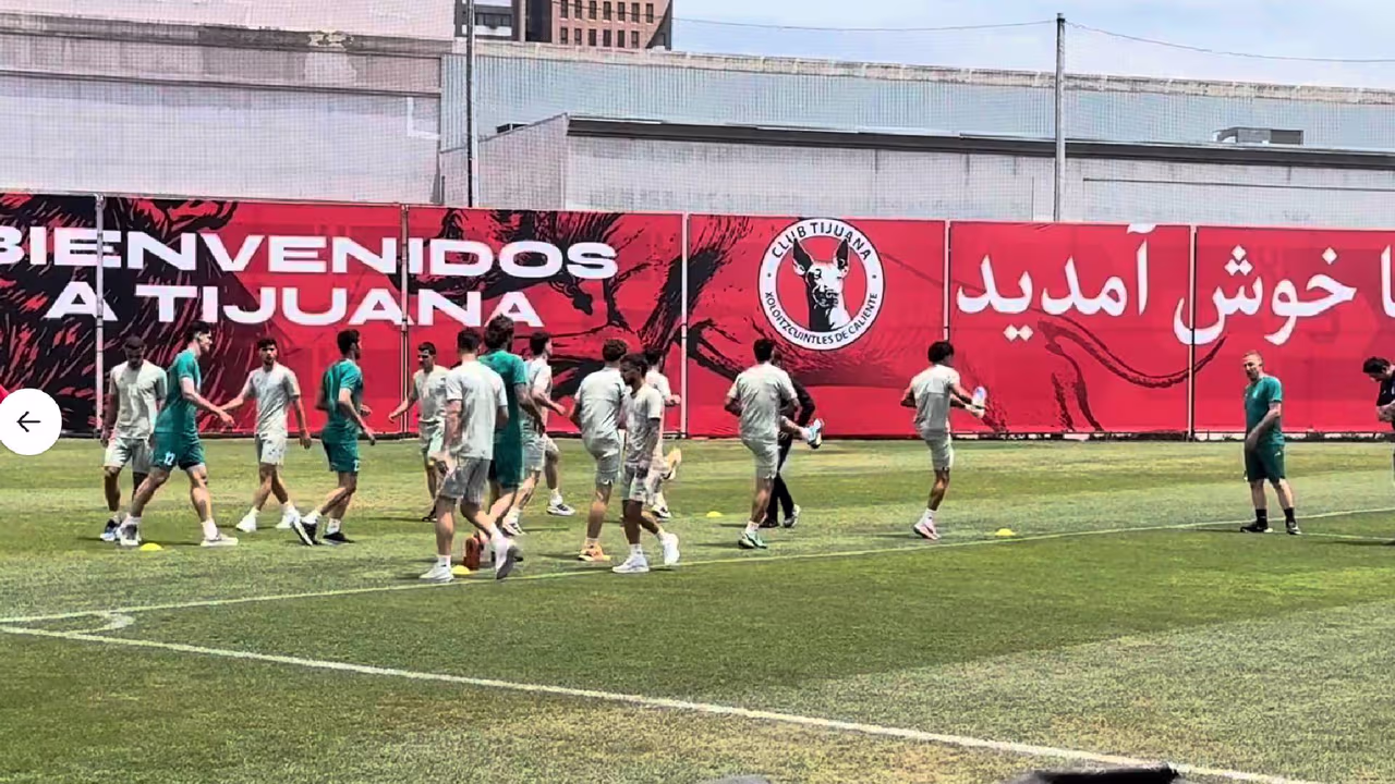 Mundial 2026: Irán tiene su primer entrenamiento abierto en Tijuana
