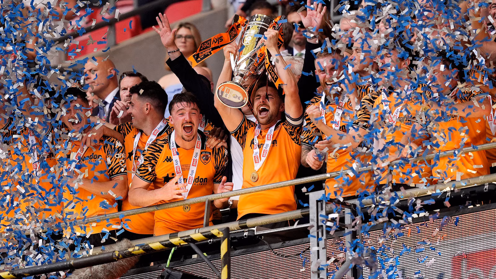 Hull back in the Premier League after dramatic late goal in playoff