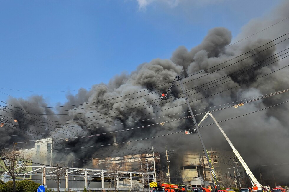 Officials say at least 10 people were killed in a South Korean factory fire