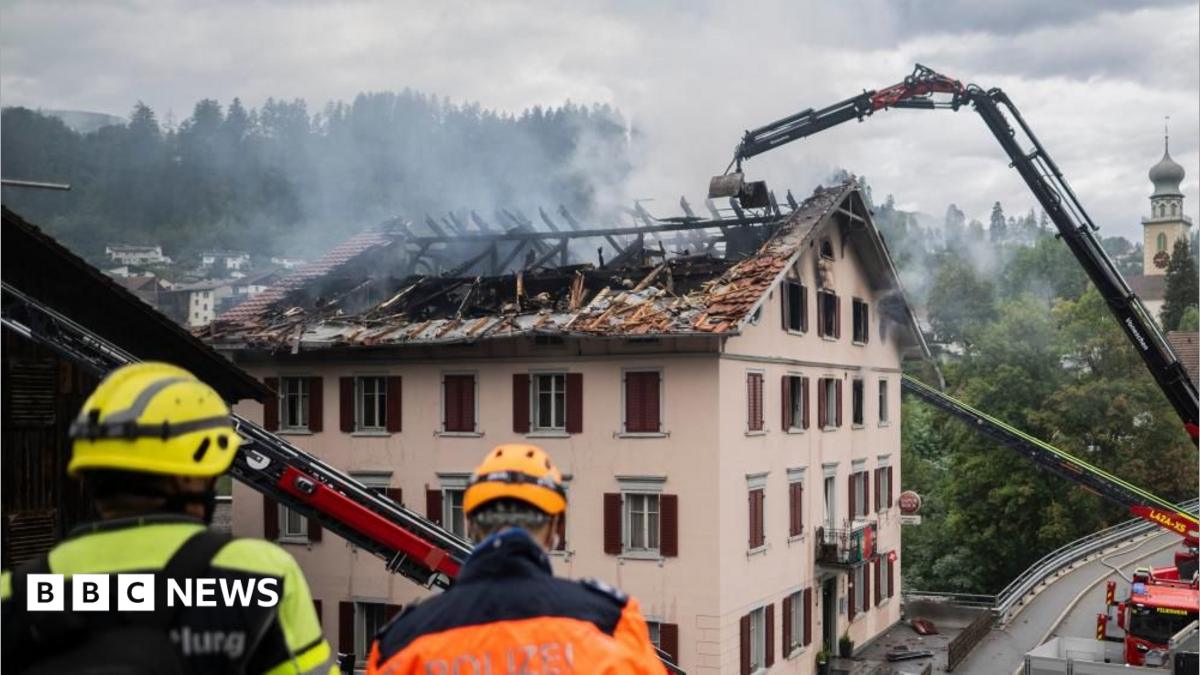 Five missing after fire in Swiss Alpine town