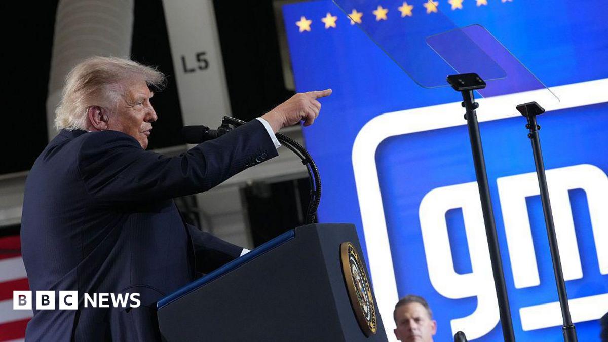 Trump defends tariffs in hard-hit Michigan as Canada tax hike looms