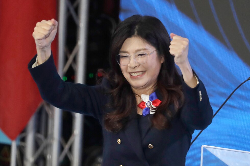 Taiwan opposition leader heads to China in what she calls a 'journey for peace'