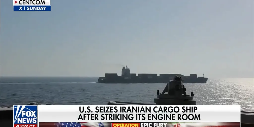 US forces seize Iranian cargo ship, Iran vows retaliation amid nuclear deal talks