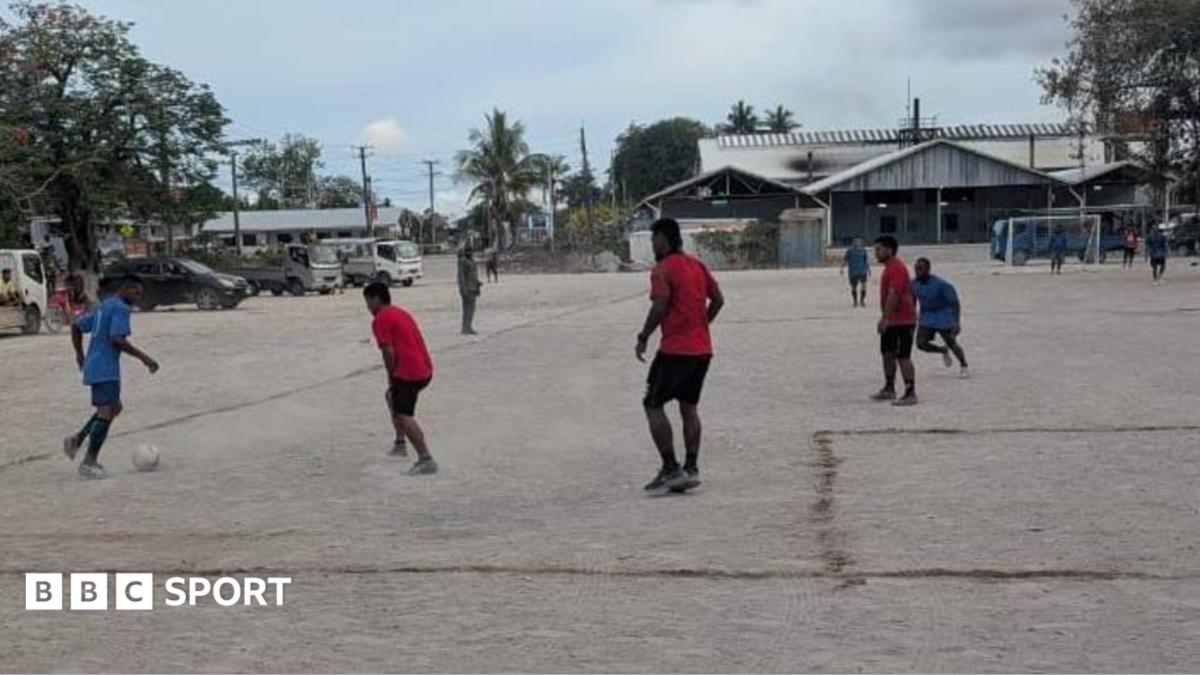 Introducing football to the country with one pitch