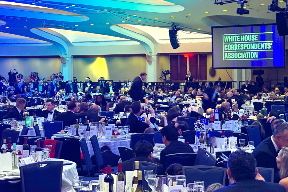 What happened inside the ballroom when a gunman tried to breach Trump's night with the press