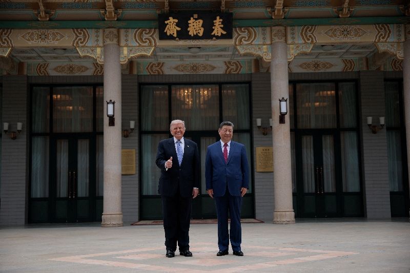 Xi gives Trump rare tour of secret garden at heart of Chinese government