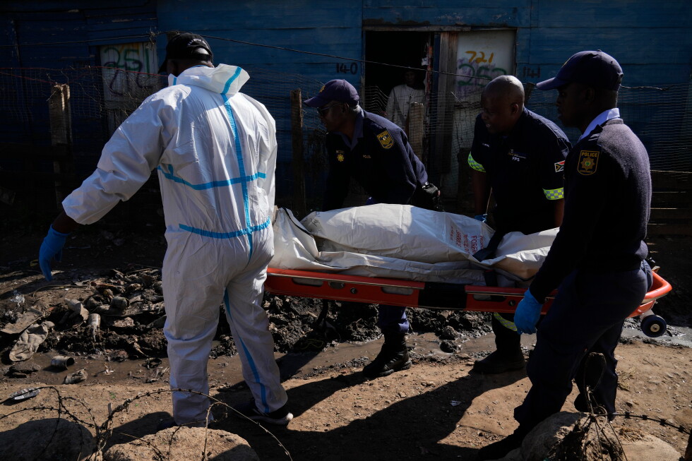 Multiple attackers kill 12 people and wound 9 in a late-night mass shooting in Johannesburg