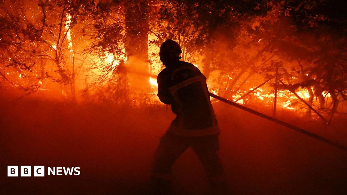 France orders evacuation of peninsula as hundreds flee wildfires by boat