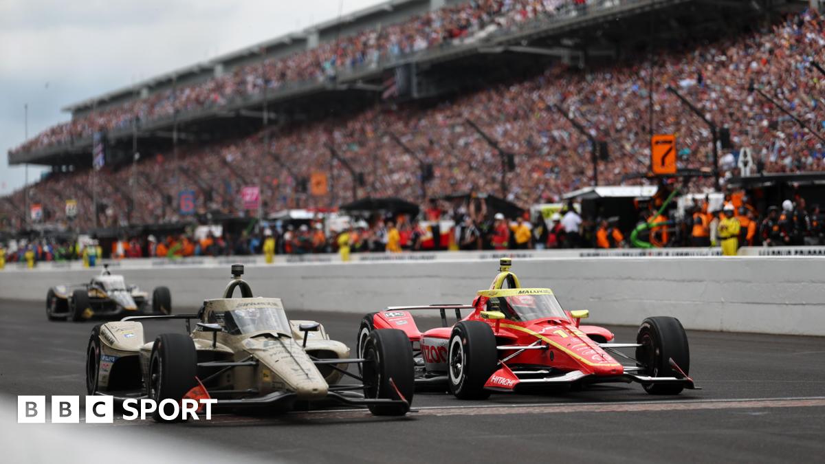 Rosenqvist wins Indy 500 by 0.02 seconds as drivers pay tribute to Nascar's Busch