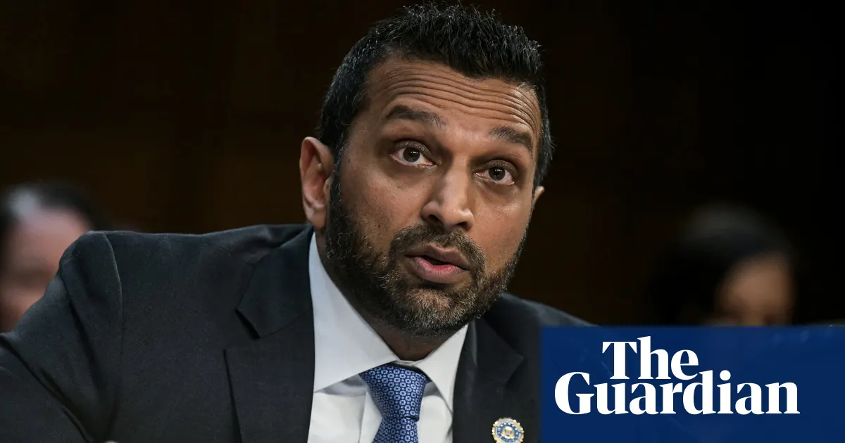 Kash Patel sues the Atlantic over article alleging excessive drinking
