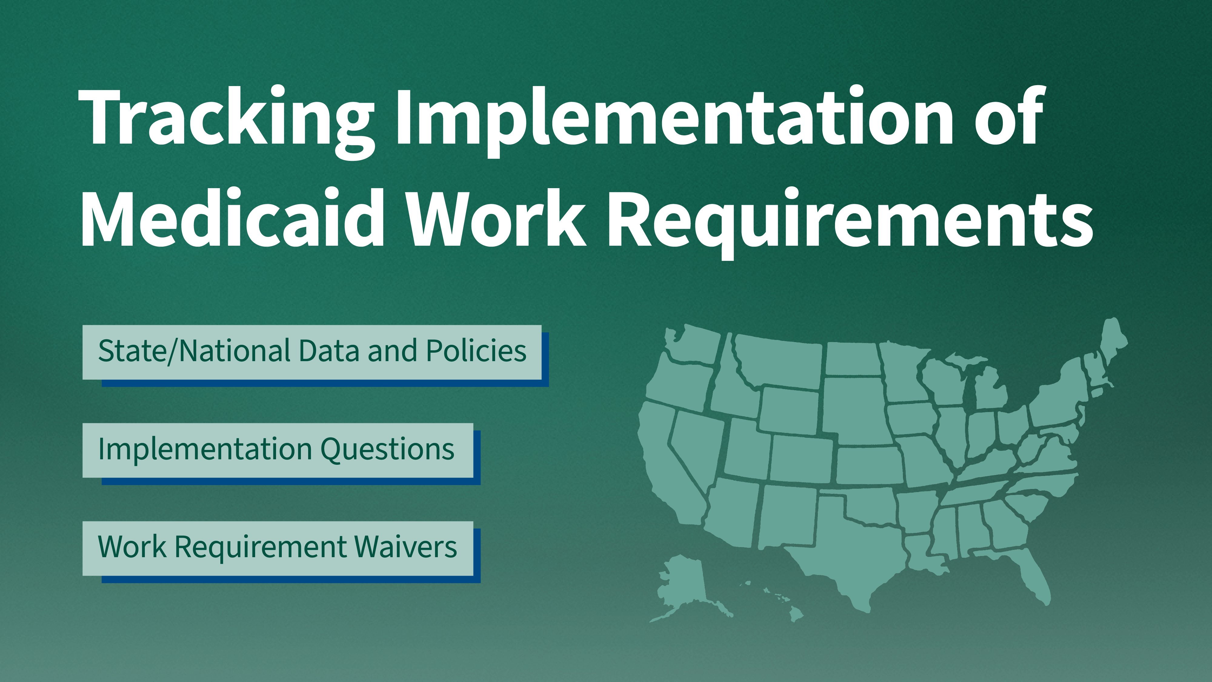 Tracking Implementation of the 2025 Reconciliation Law: Medicaid Work Requirements