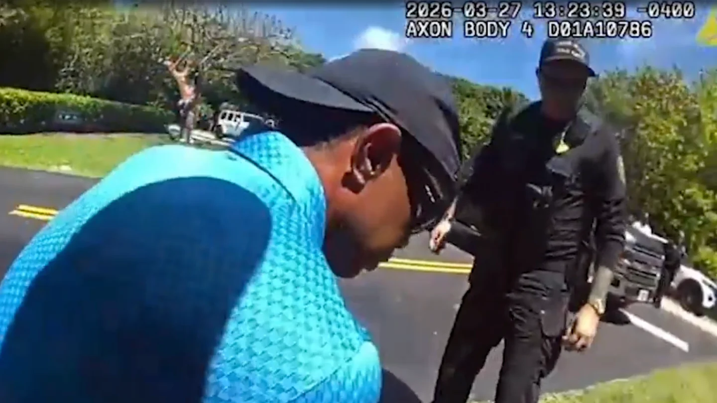 Tiger Woods Arrest Police Bodycam Footage Released