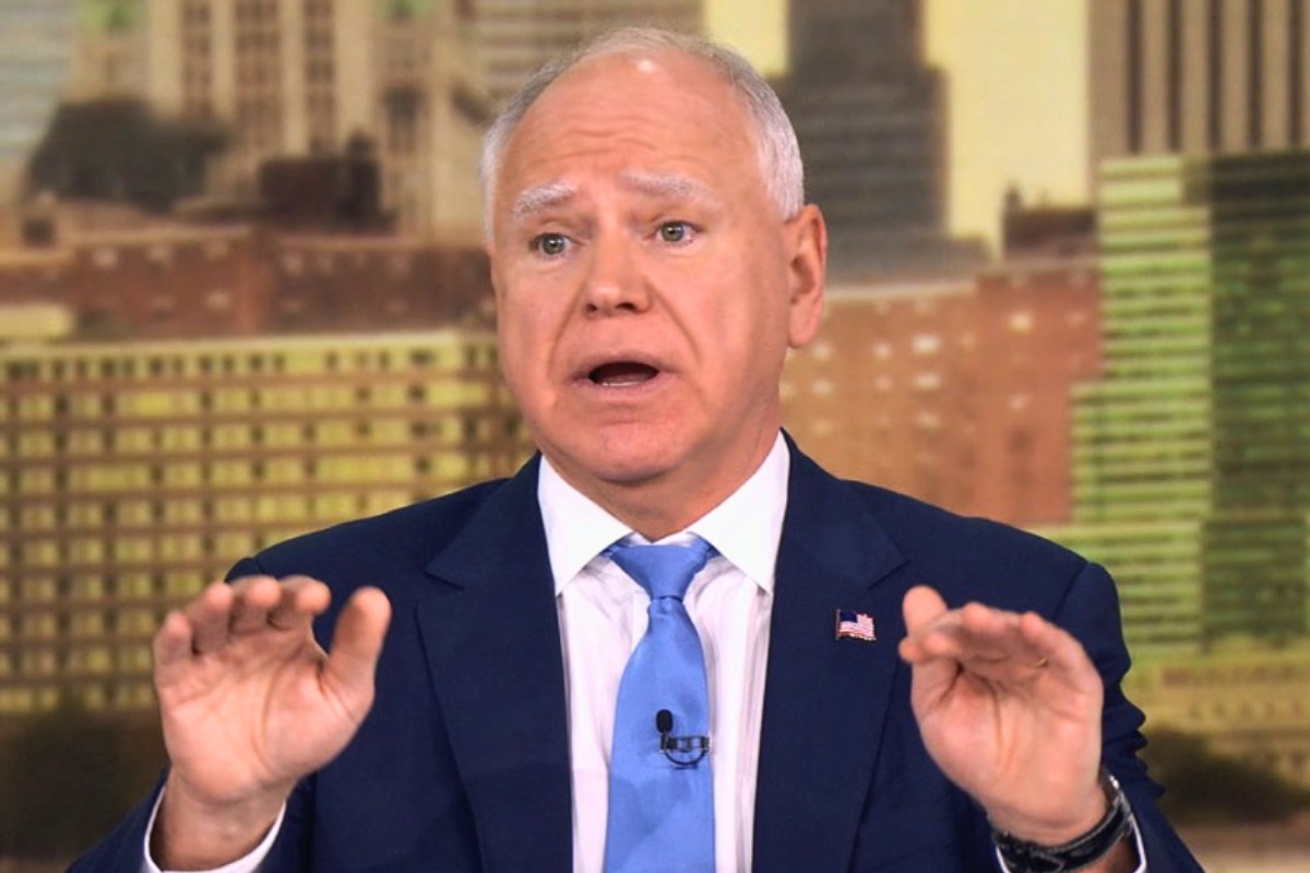 Tim Walz Says 'The President Has Lost His Mind' as Six-Word Tweet Goes Viral Amid Trump Iran Threats