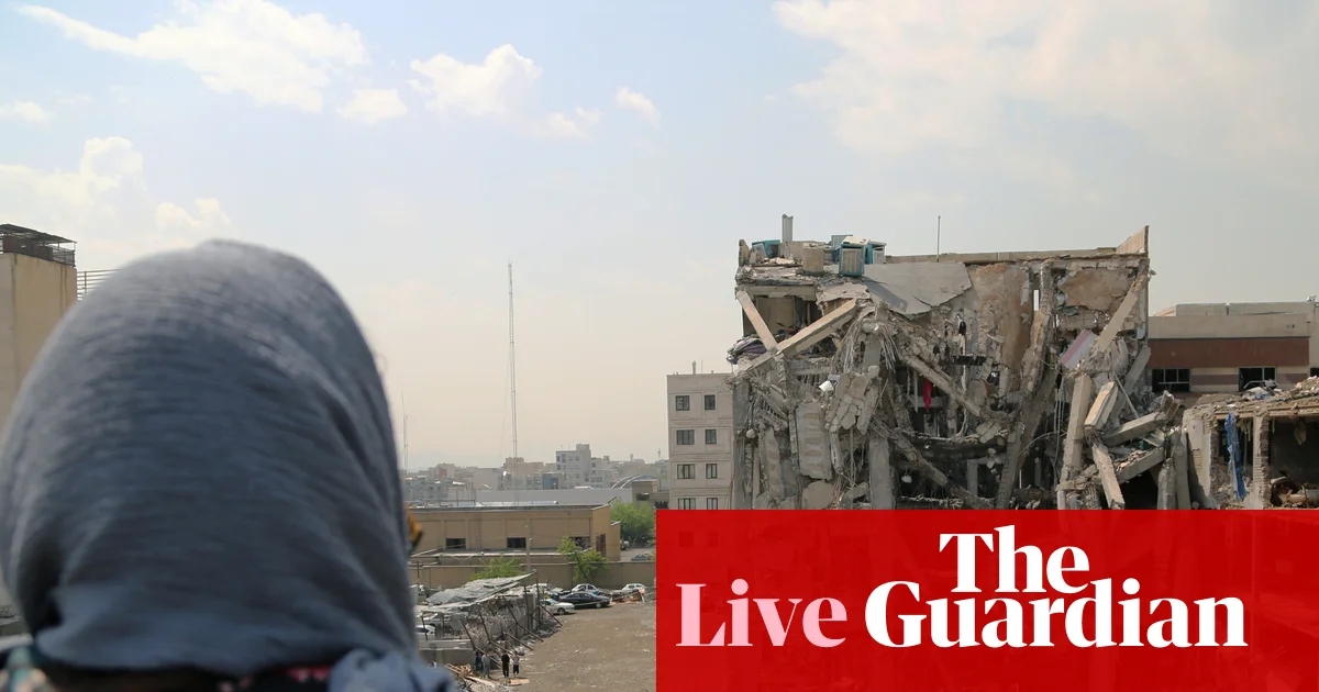 Middle East crisis live: Iran could enrich uranium to weapons grade if attacked, senior lawmaker warns