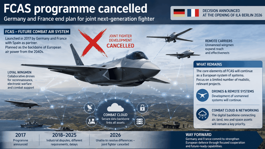 Germany and France End FCAS Fighter Jet Programme at ILA