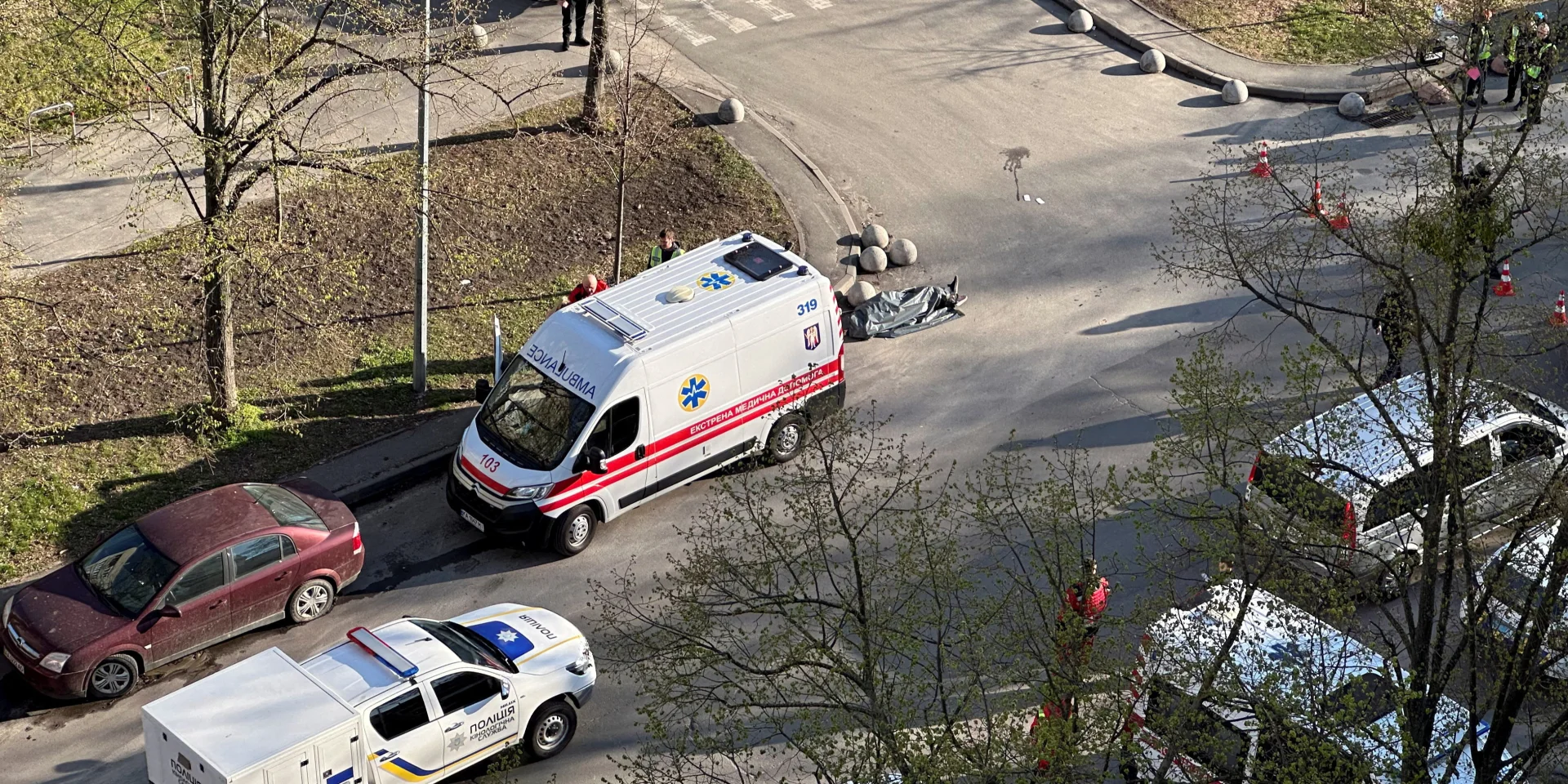 Eight hospitalized after Kyiv shooting, including child