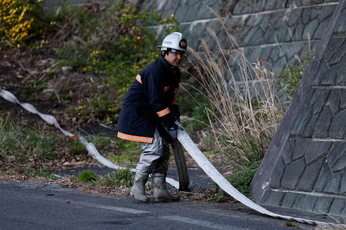 Tsunami survivor battles wildfire to protect hometown in Japan’s northeast