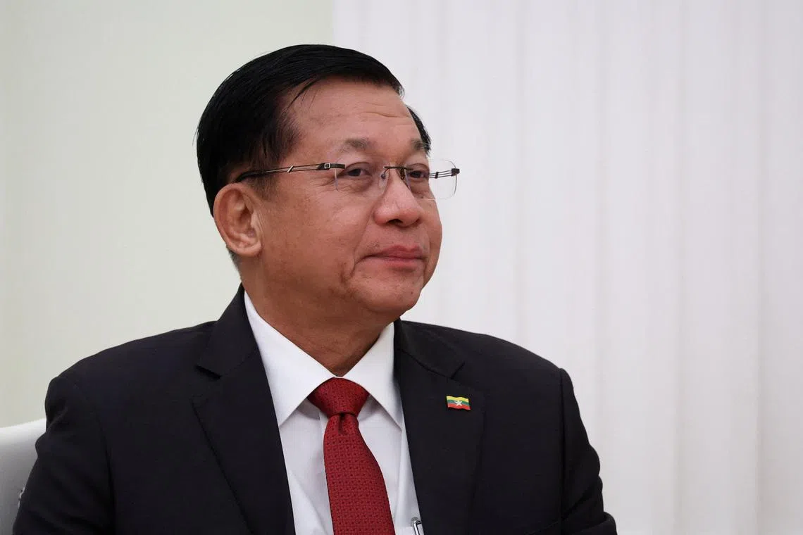 Myanmar’s former junta chief kicks off visit to China as civilian president