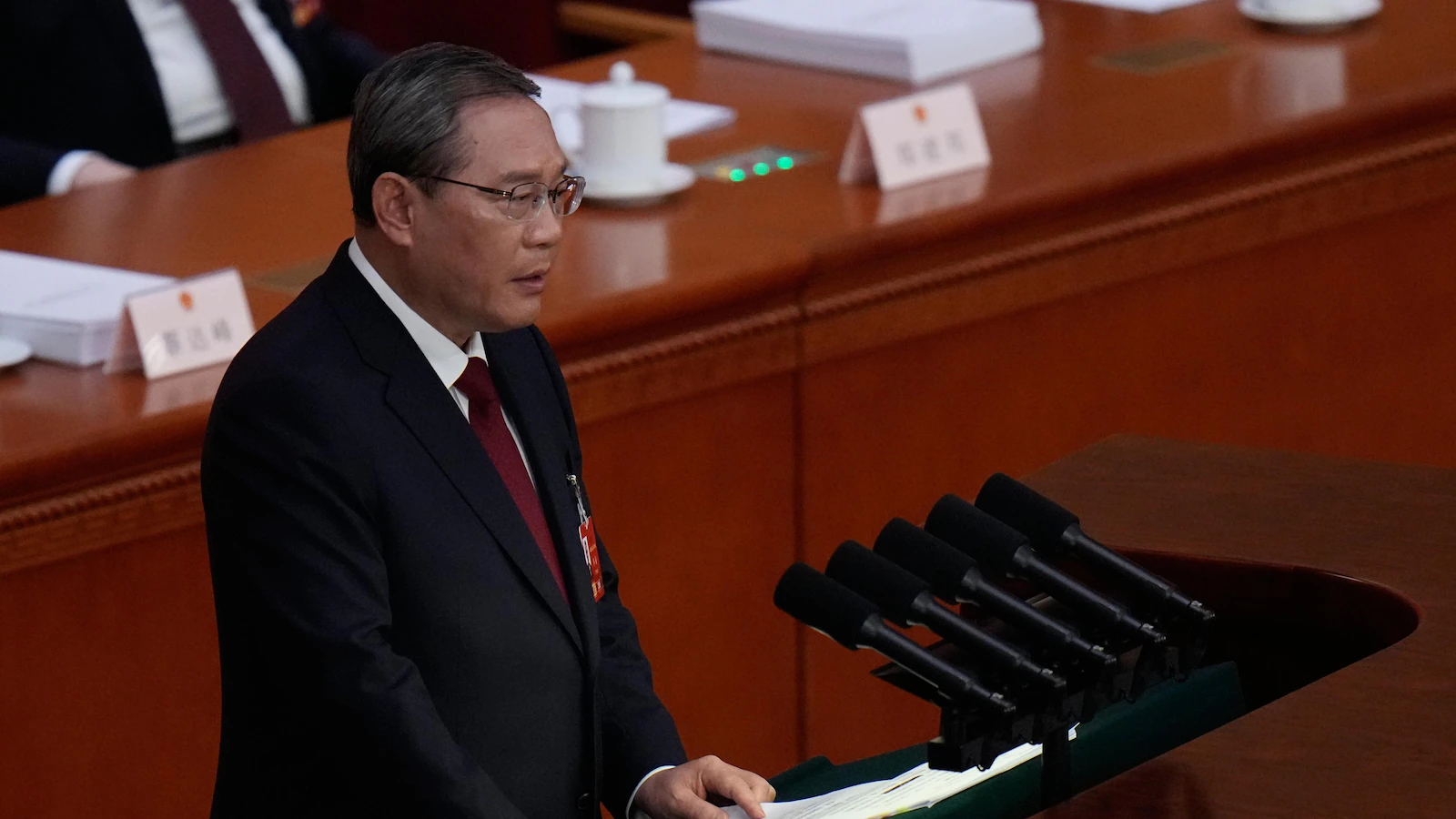 China sets a lower economic growth target of 4.5% to 5% for 202 ... 