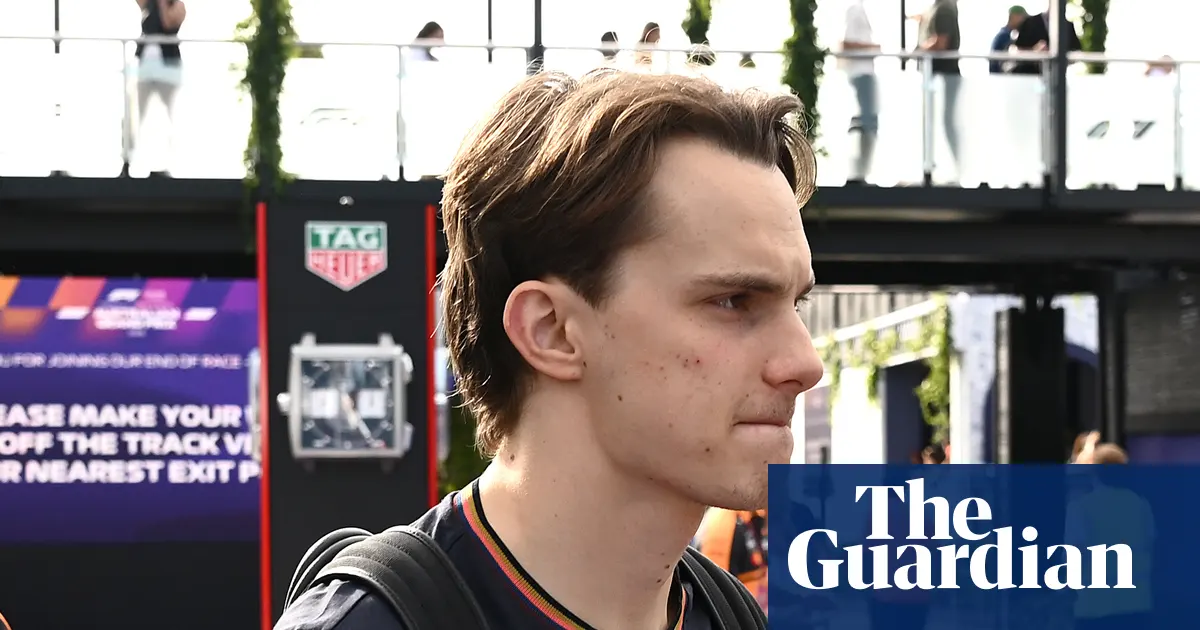 ‘I’m just very sorry’: home town heartbreak as Oscar Piastri crashes out before Australian Grand Prix begins