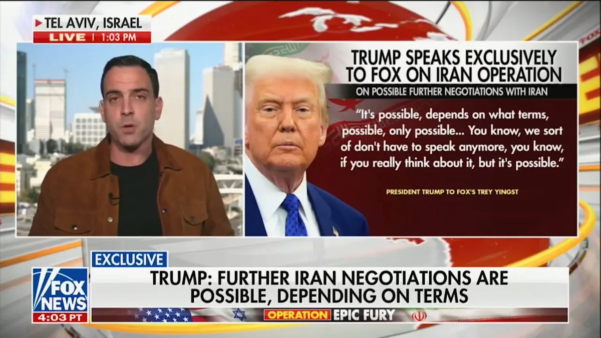 Trump Tells Fox News Negotiations With Iran ‘Possible’: Regime Leaders ‘Want to Talk Badly’
