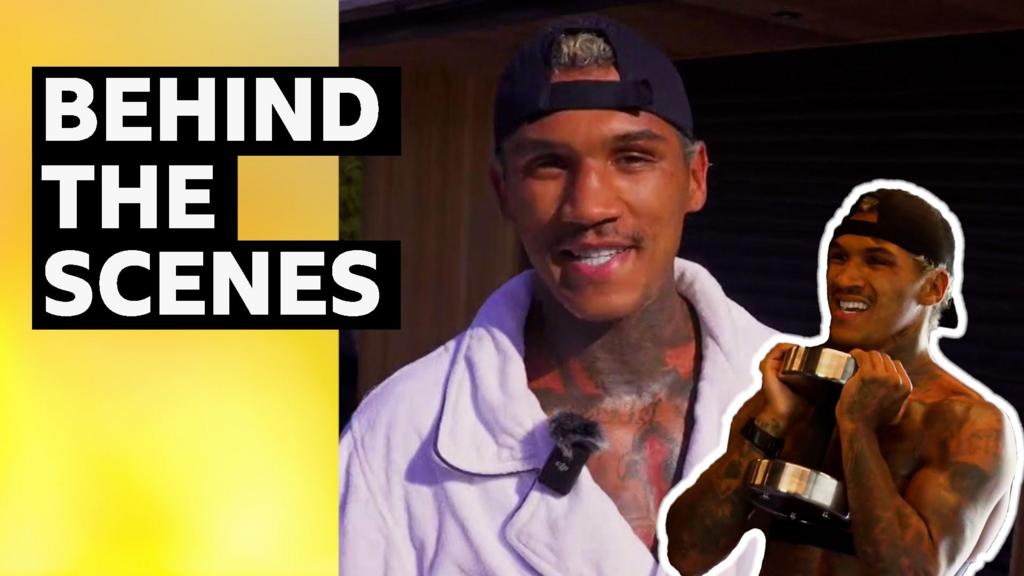 A car in the gym? At home with Conor Benn