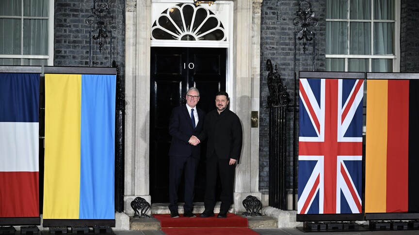 E3 leaders say any deal on Ukraine 'must safeguard' European security interests