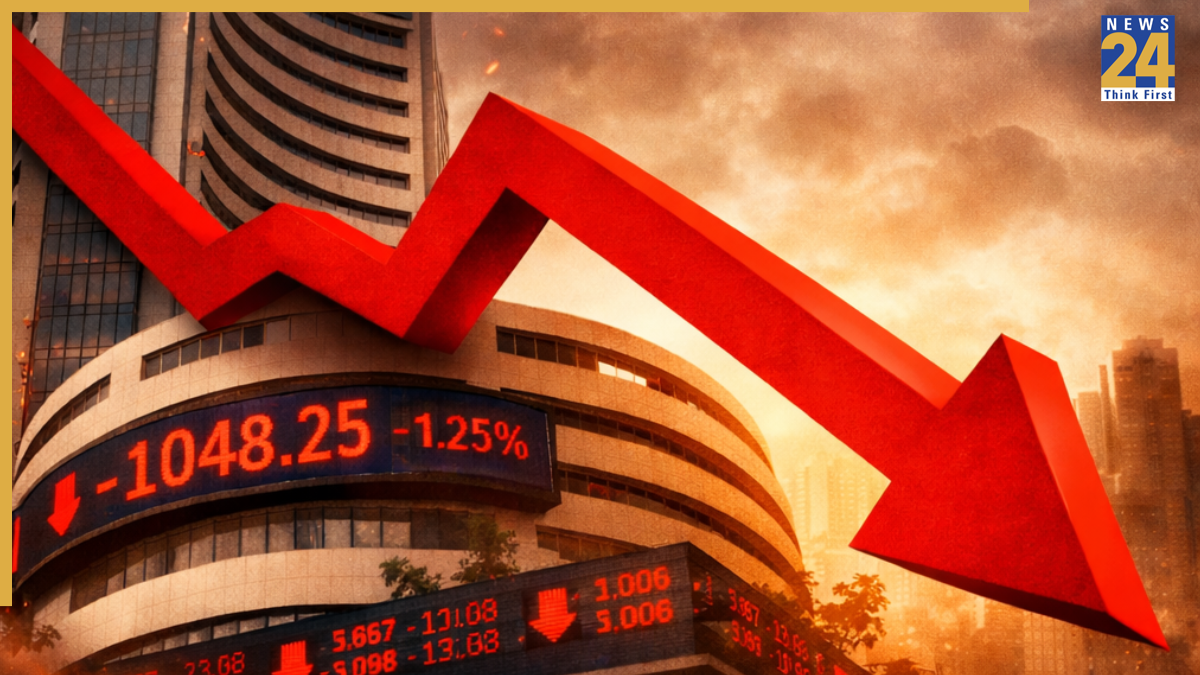 Rs 7000000000000 erased in stock market bloodbath, Sensex falls 1000 points, Nifty crash…