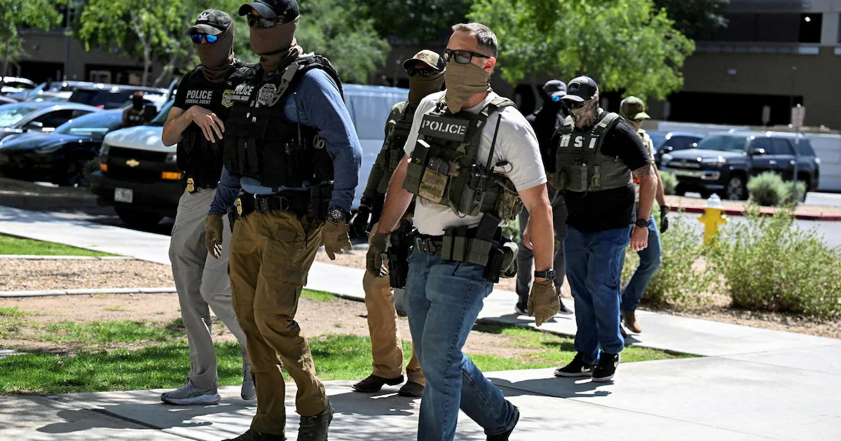 ICE Goons Force Army Wife to Wear Ankle Bracelet