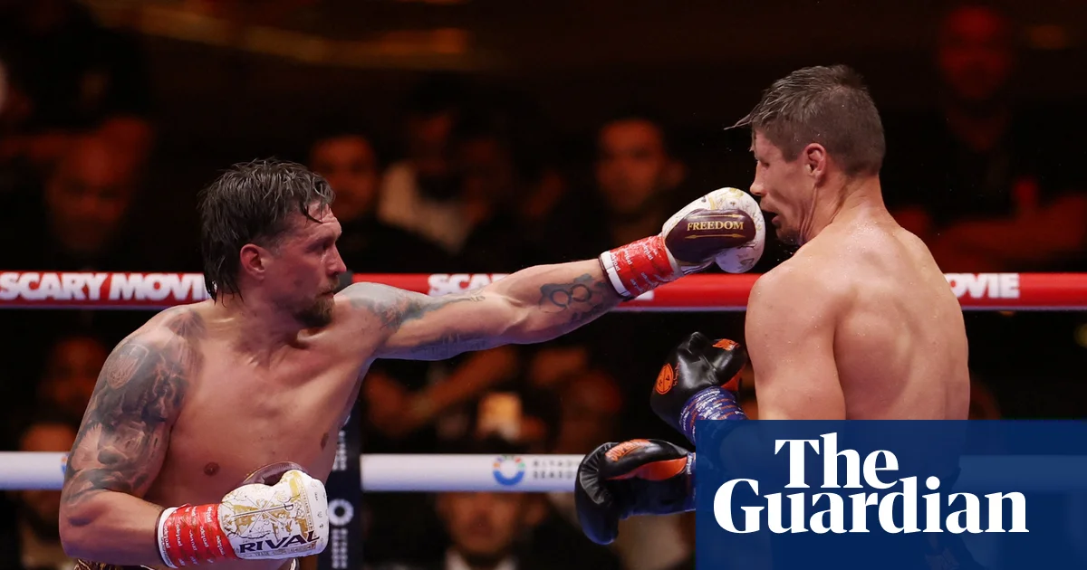 Usyk rescues gruelling victory against Verhoeven with last-gasp stoppage