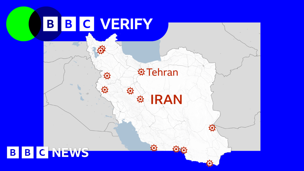 In maps: Strikes across Iran and the Middle East