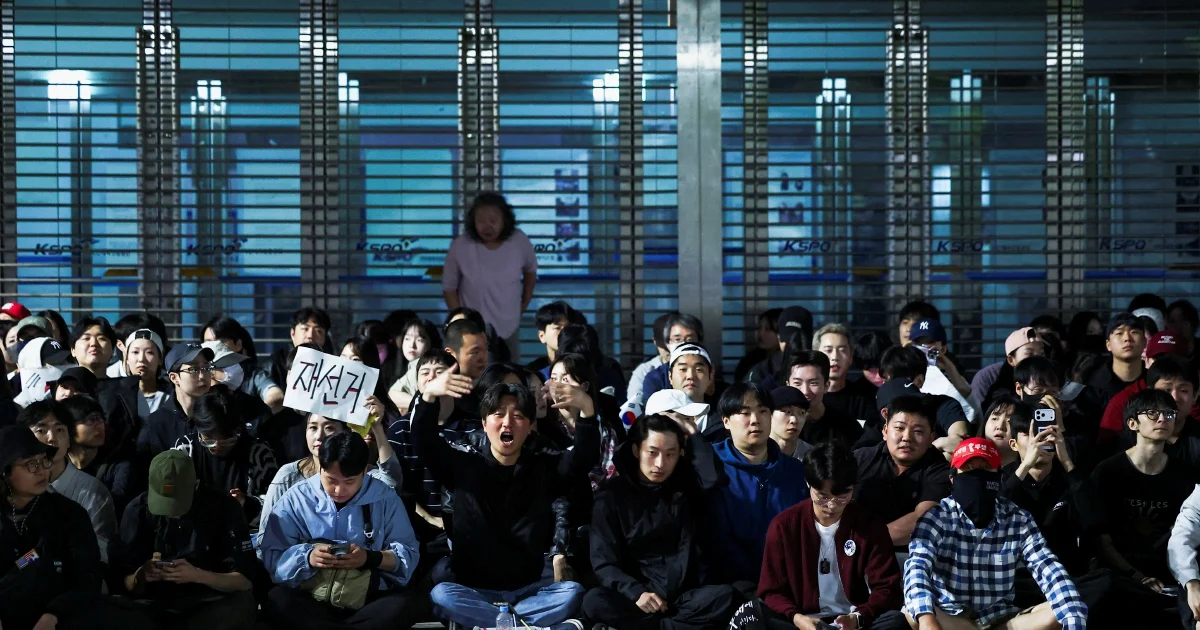 South Korean protesters keep calling for re-run of election after ballot shortage