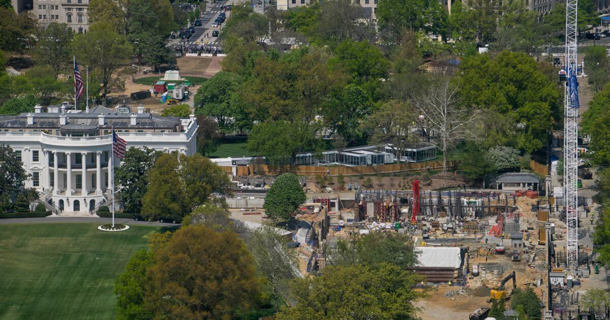 Trump rails against court decision that once again stalls his White House ballroom project