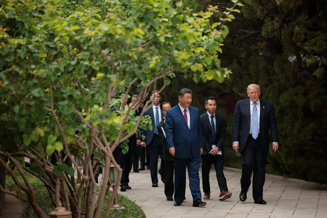Xi gives Trump rare tour of secret garden at heart of Chinese government