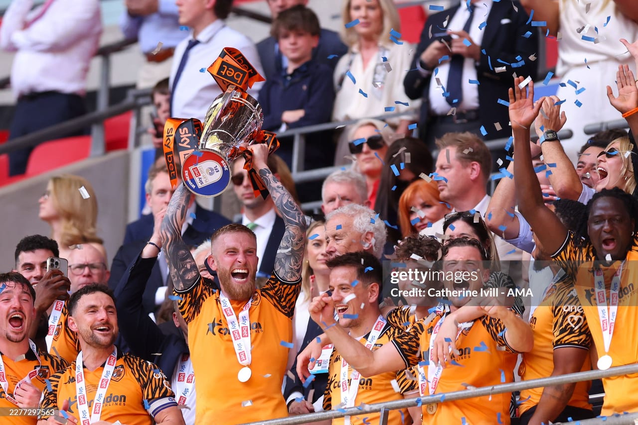 Hull City 1-0 Middlesbrough: Oli McBurnie sends Tigers to Premier League with 95th-minute winner
