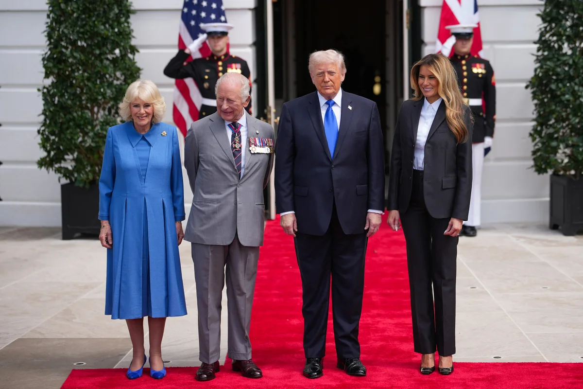 King Charles and Queen Camilla return to the White House to say goodbye to Trump and Melania