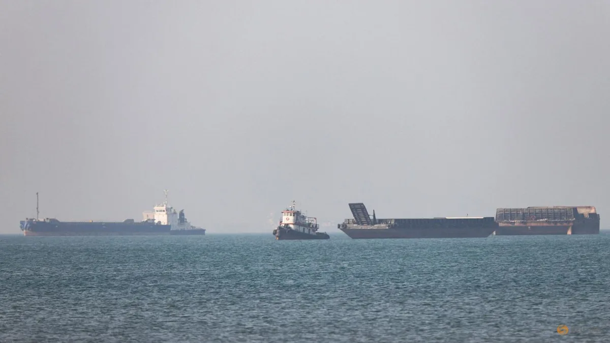 Fire, explosion hit South Korean-run vessel in Strait of Hormuz, Seoul says