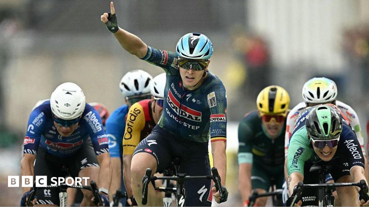 Merlier wins sprint finish on stage 12 of Tour