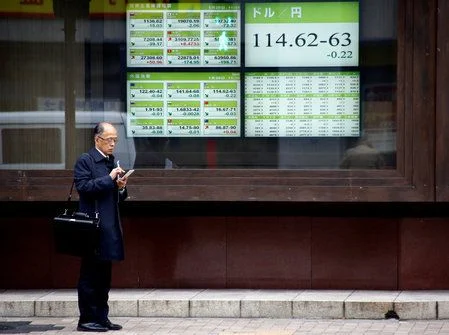 Japan's Nikkei retreats from record peak as market locks in profits